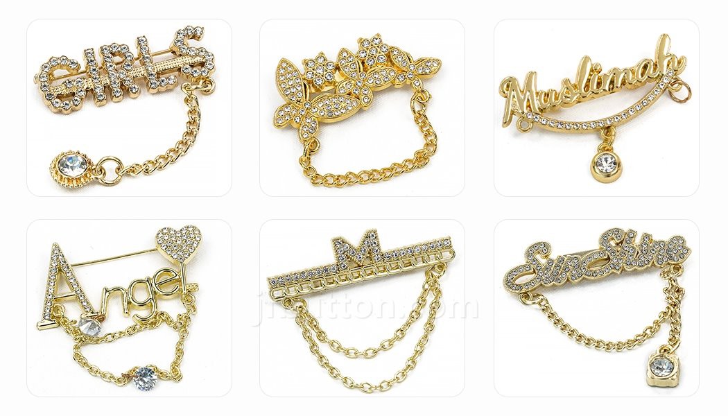 brooch for women's suit