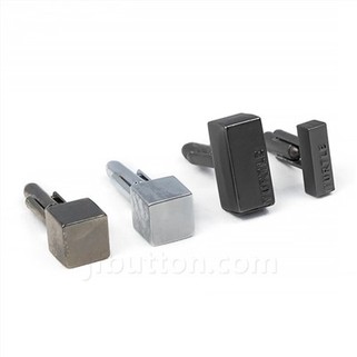 Hõbedane mansetinööbid geomeetrilised