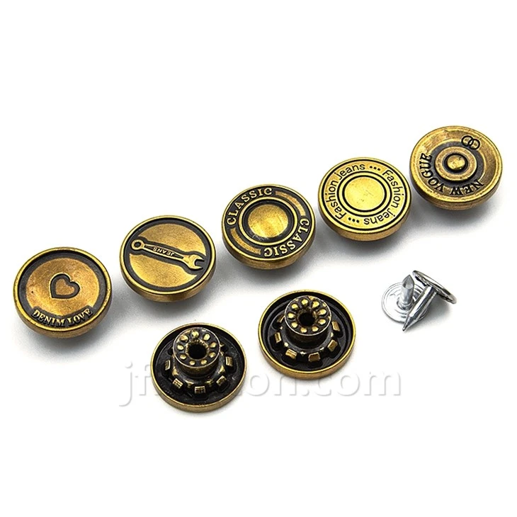 Heavy Duty Replacement Jean Buttons