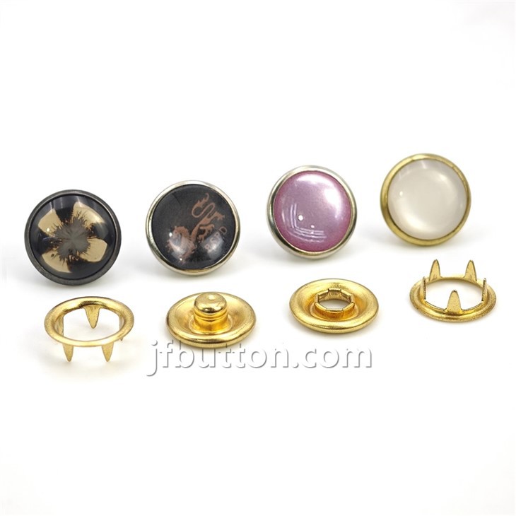 Metal Ring Snap Button