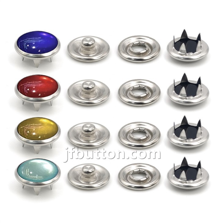 Metal Ring Snap Button