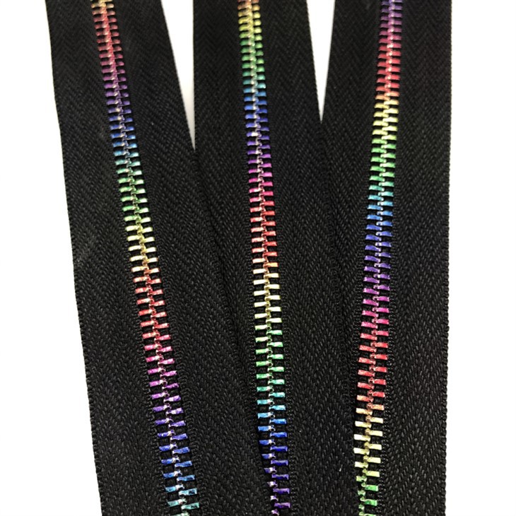Rainbow Metal Zipper