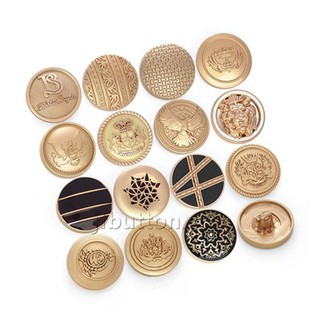 Kahekordse rinnaga messingist bleisernööbid