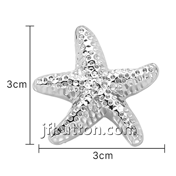 Starfish Shank Button For Cardigan best