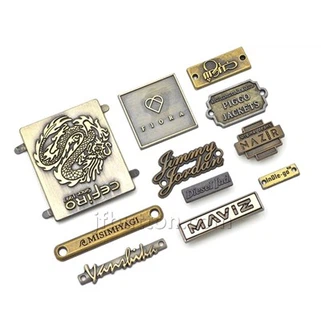 Käekott Metallist logoplaat